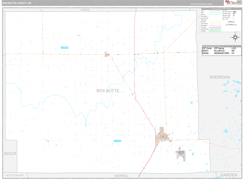 Box Butte County, NE Digital Map Premium Style